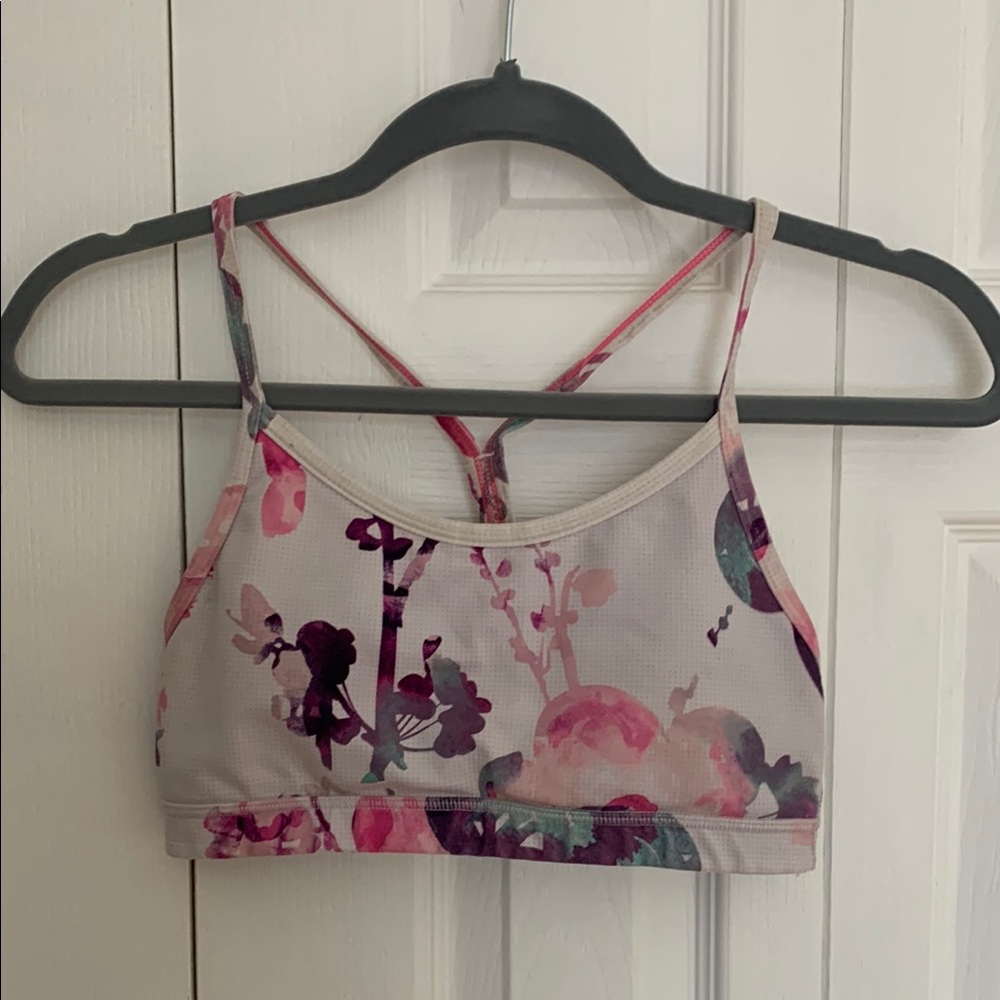 Lululemon Floral Print Women's Sports Bra